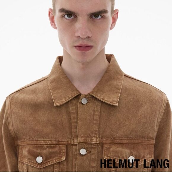 Helmut Lang **NWT** Denim Trucker Jacket in Rust - Picture 7 of 15